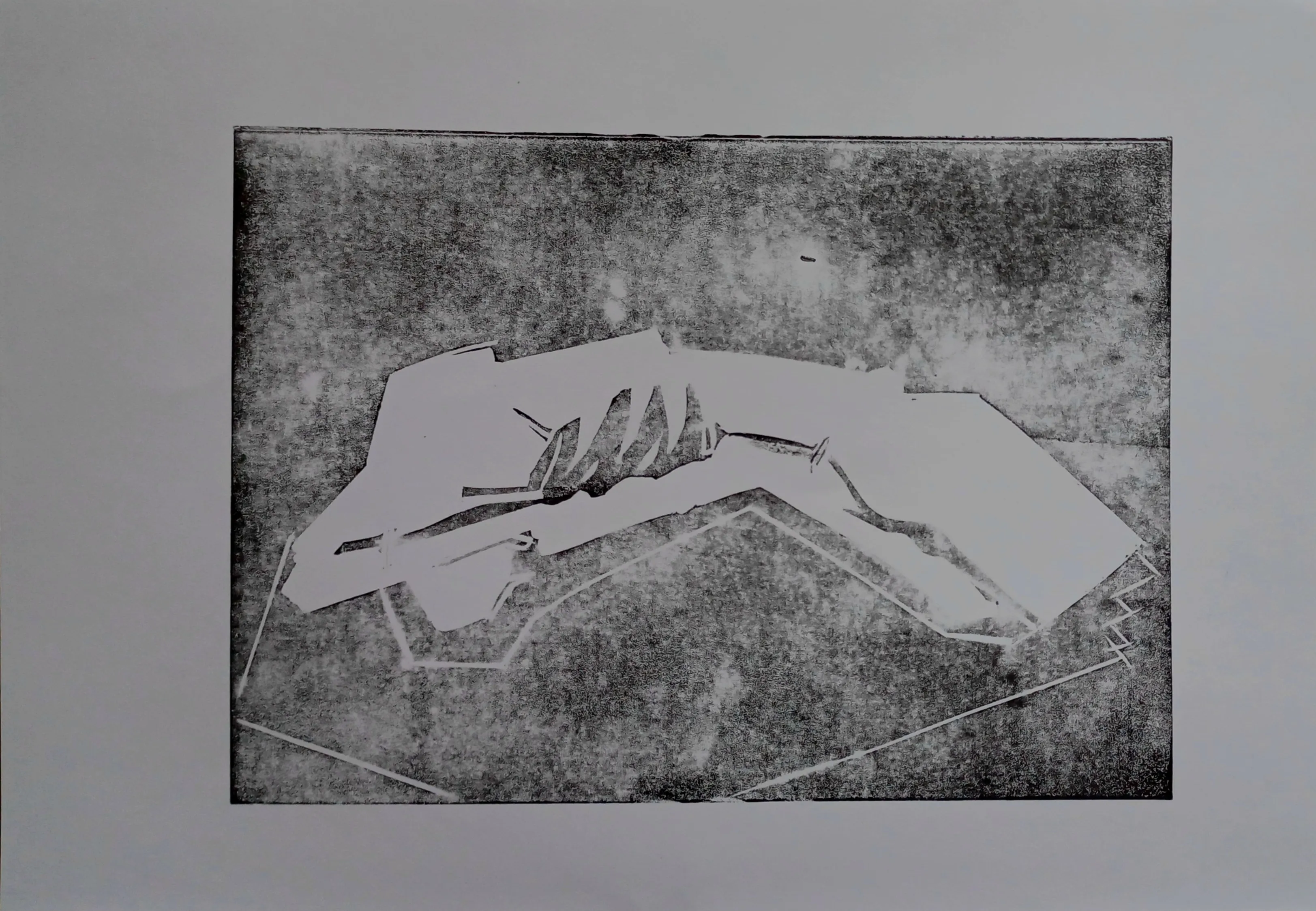 Зображення "Страх як пустота" від Вікторія Граб, розмір: 29*21, медіум: Графіка, місто: Львів Фото 2 з 2.