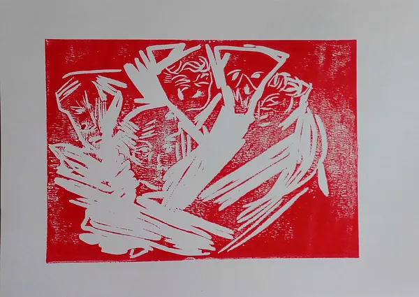 Зображення "Гнів. Байдужість. Насміх. Смерть. Наївність." від Вікторія Граб, розмір: 29*21, медіум: Графіка, місто: Львів Фото 2 з 2.