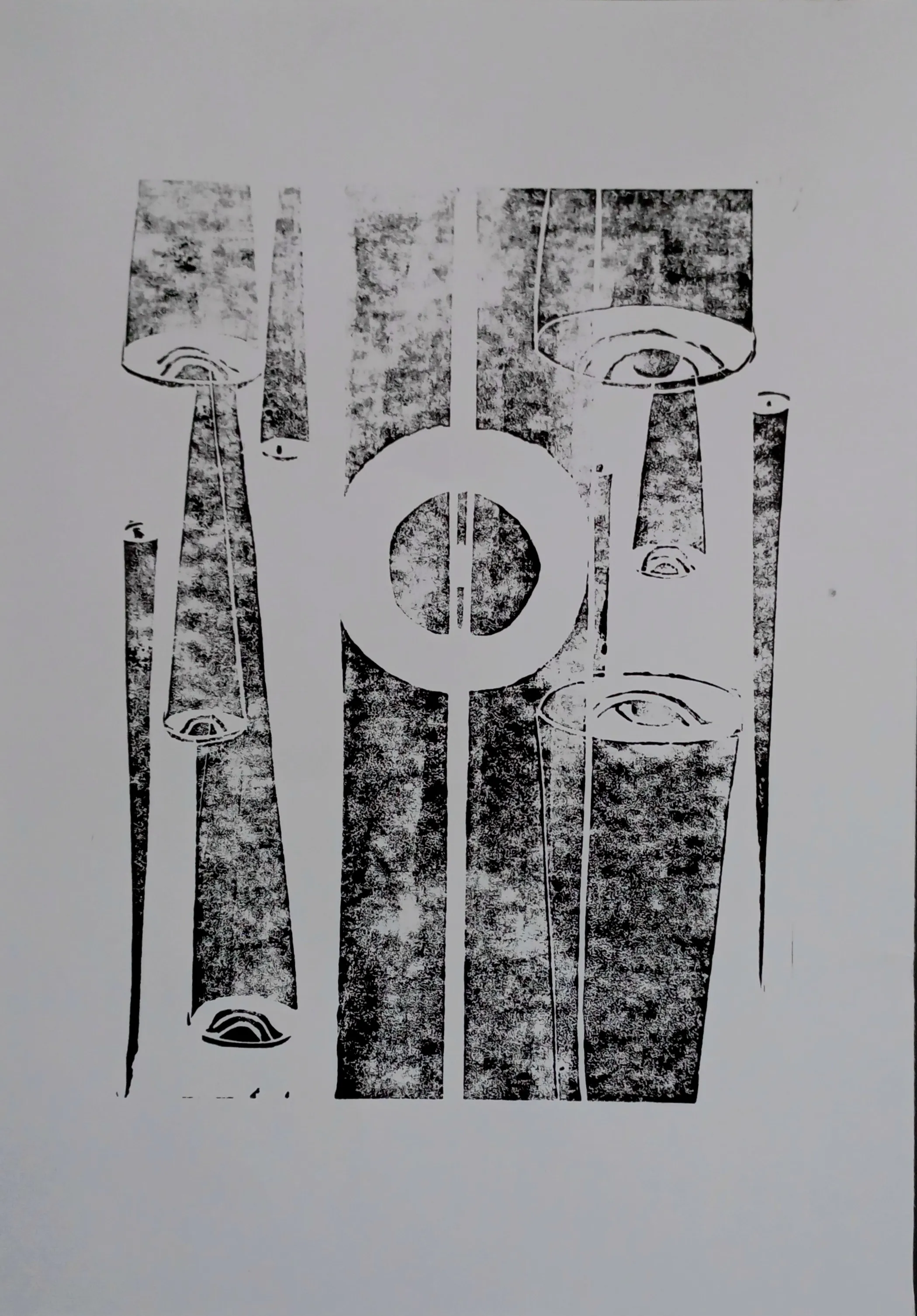 Зображення "Страх бути видимим " від Вікторія Граб, розмір: 29*21, медіум: Графіка, місто: Львів