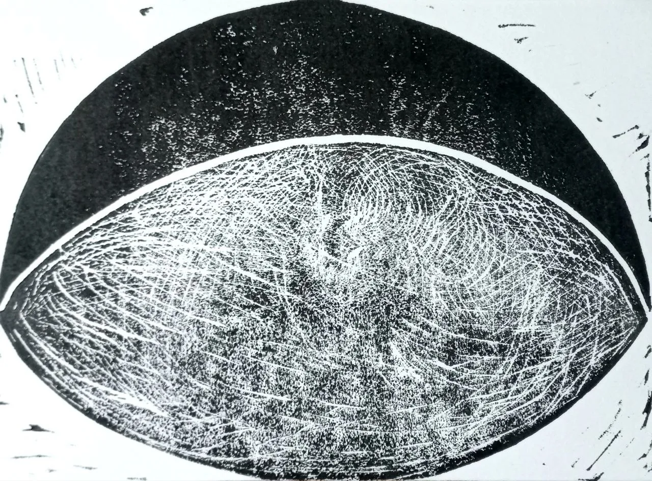 Зображення "Звук" від Вікторія Граб, розмір: 29*21, матеріали: туш, папір, медіум: Графіка, місто: Львів, ціна: ₴500